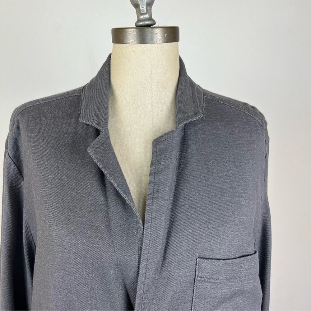 Bridge & Burn Grey Button Front Blazer Jacket Med… - image 3
